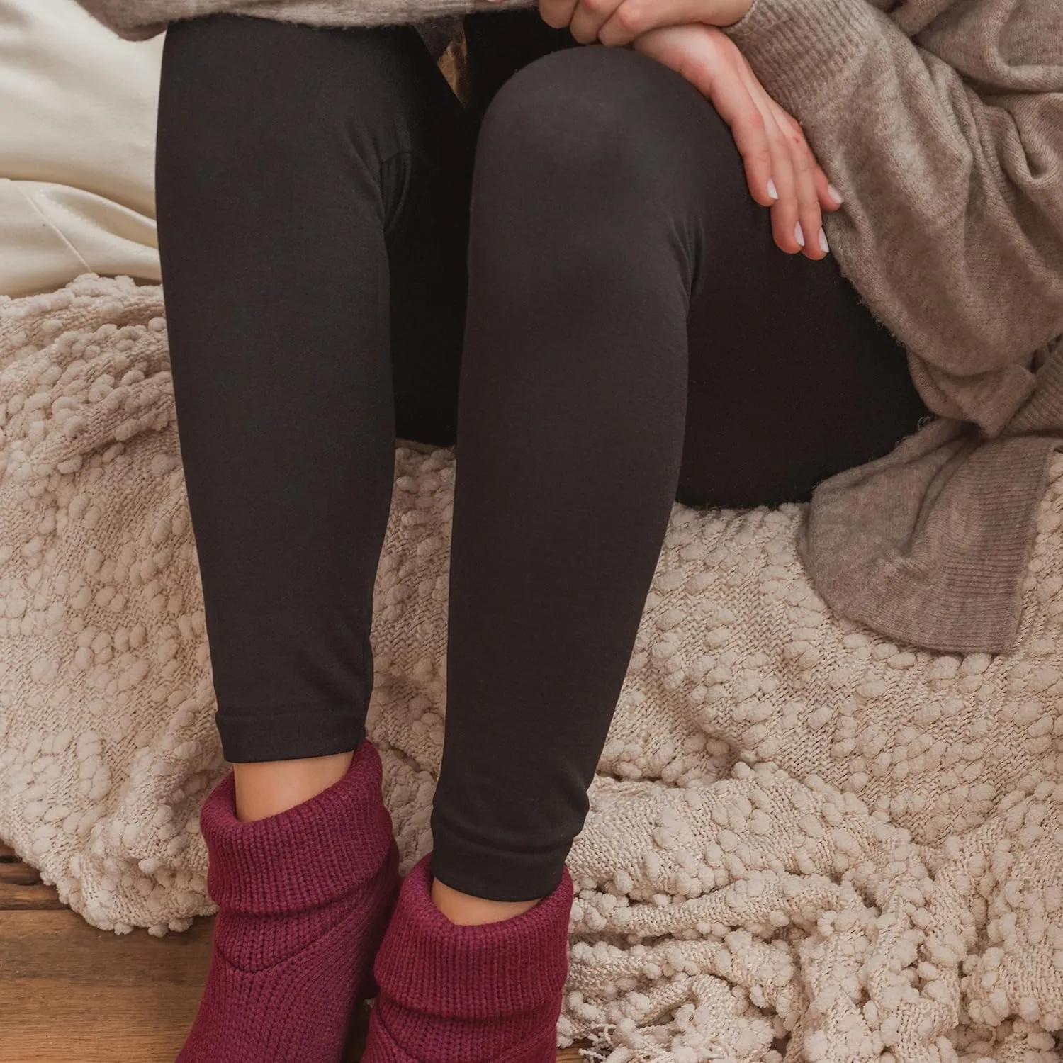 MUK LUKS Women's 2 Pack of Leggings