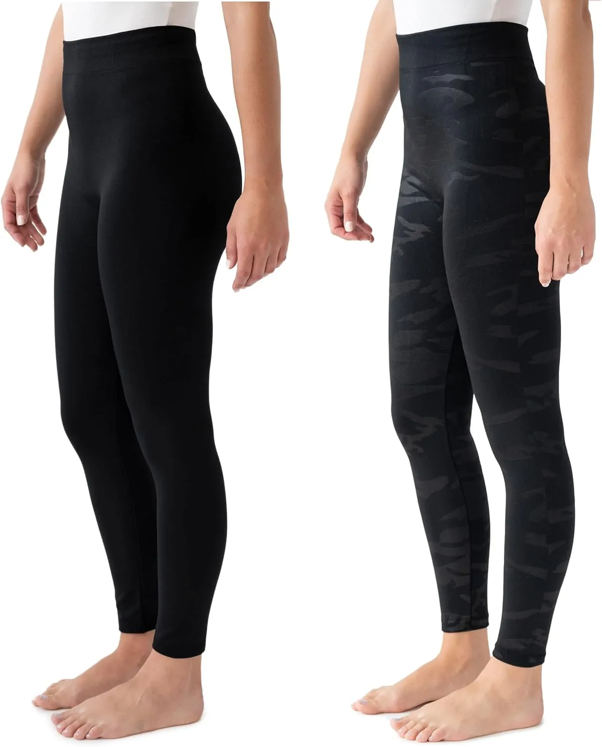 MUK LUKS Women's 2 Pack of Leggings