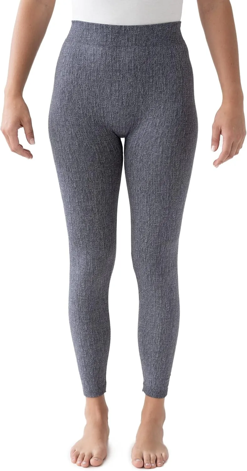 MUK LUKS Women's 2 Pack of Leggings