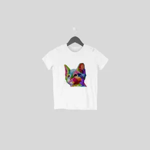 Multi Color Cat T-Shirt - TSS00015