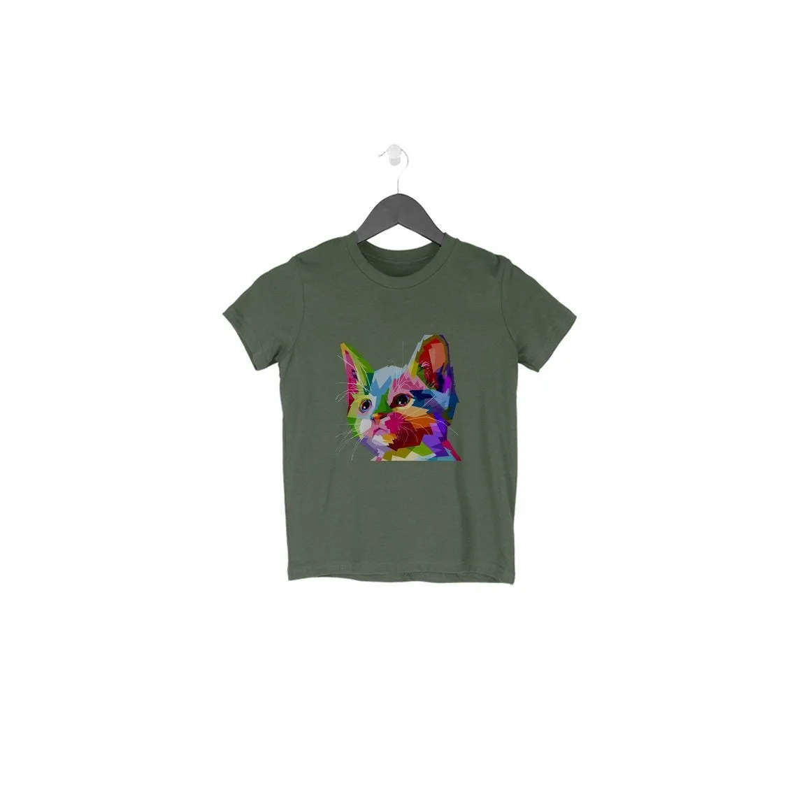 Multi Color Cat T-Shirt - TSS00015