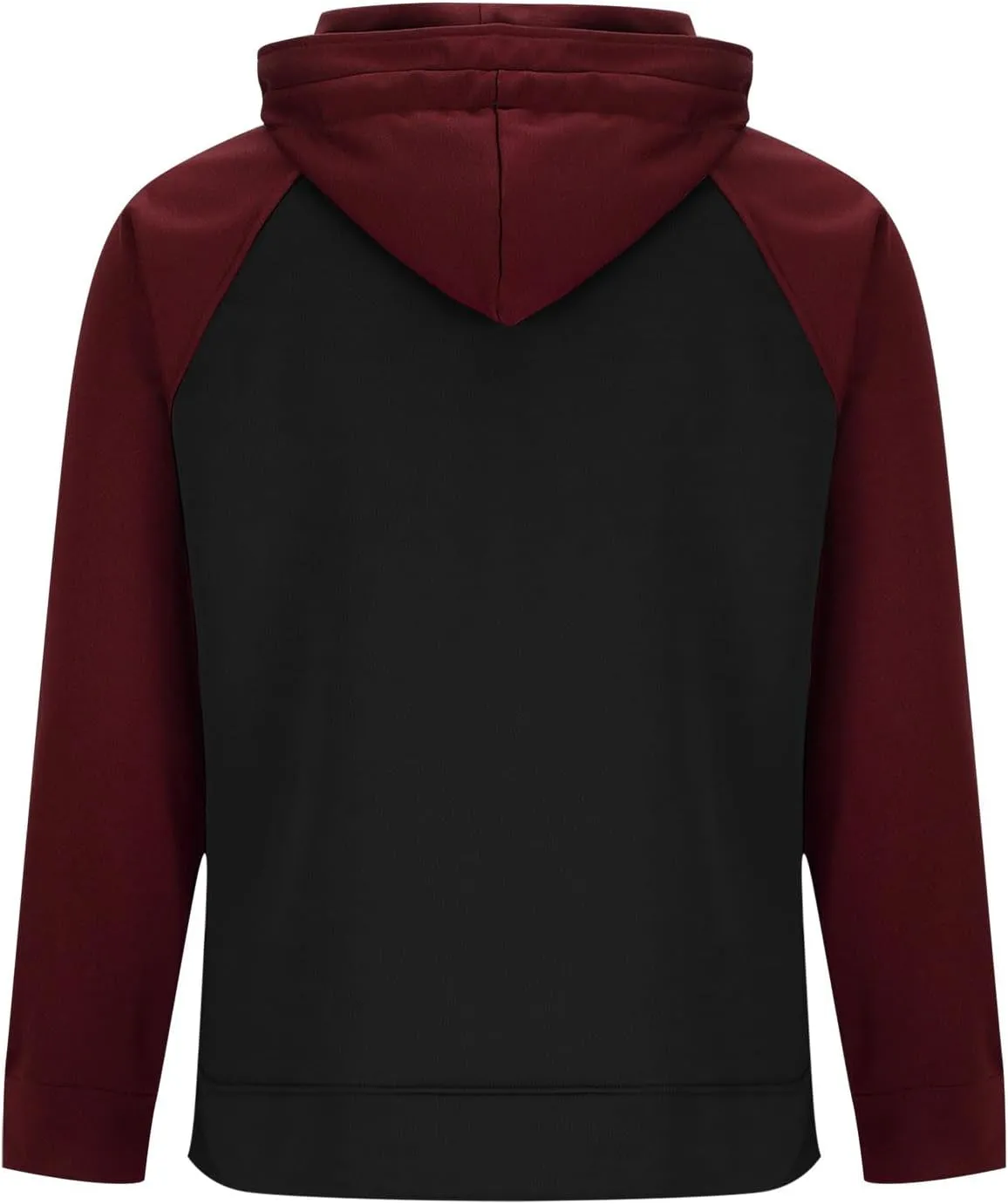 Muscularfit Mens Big and Tall Hoodies Casual Long Sleeve Multi Pockets Cargo Quarter Zip Pullover Sweatshirt Drawstring Shirt