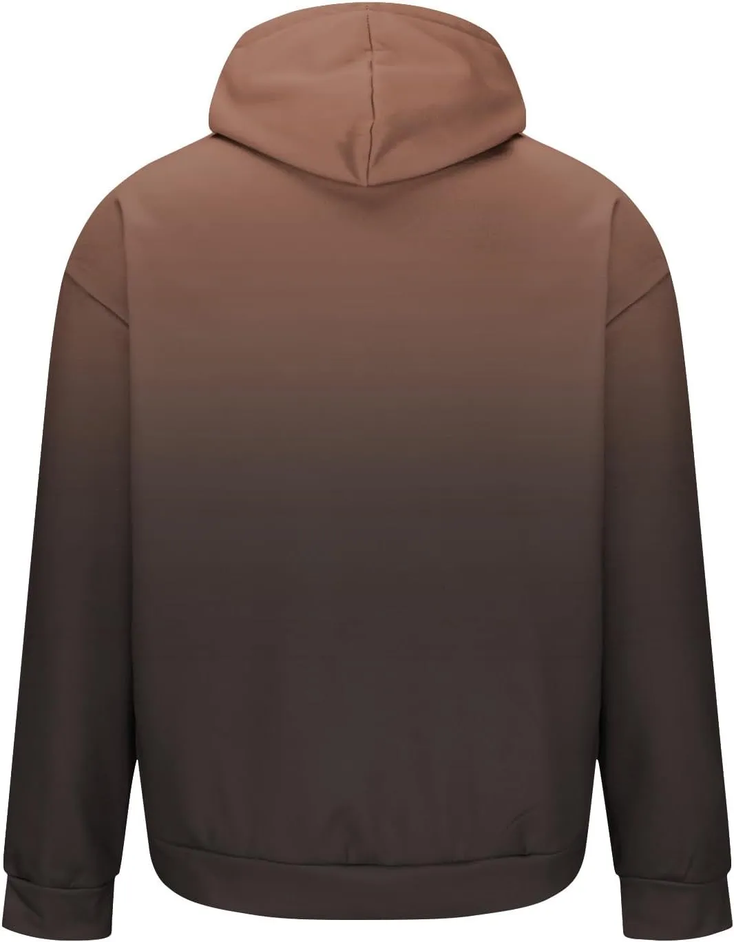 Muscularfit Mens Hooded Sweatshirt Drawstring Long Sleeve Gradient Color Casual Pullover Shirt Gym Athletic Oversized Hoodie