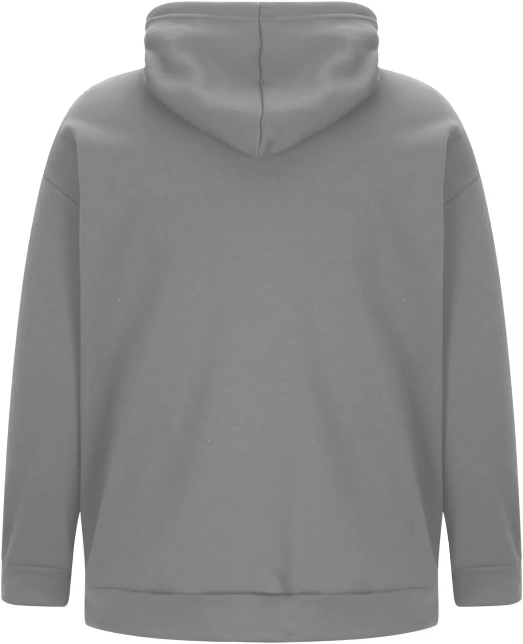 Muscularfit Men's Hoodies 2024 Fashion Long Sleeve Solid Casual Pullover Shirt Big and Tall Gym Workout Hooded Sweatshirts