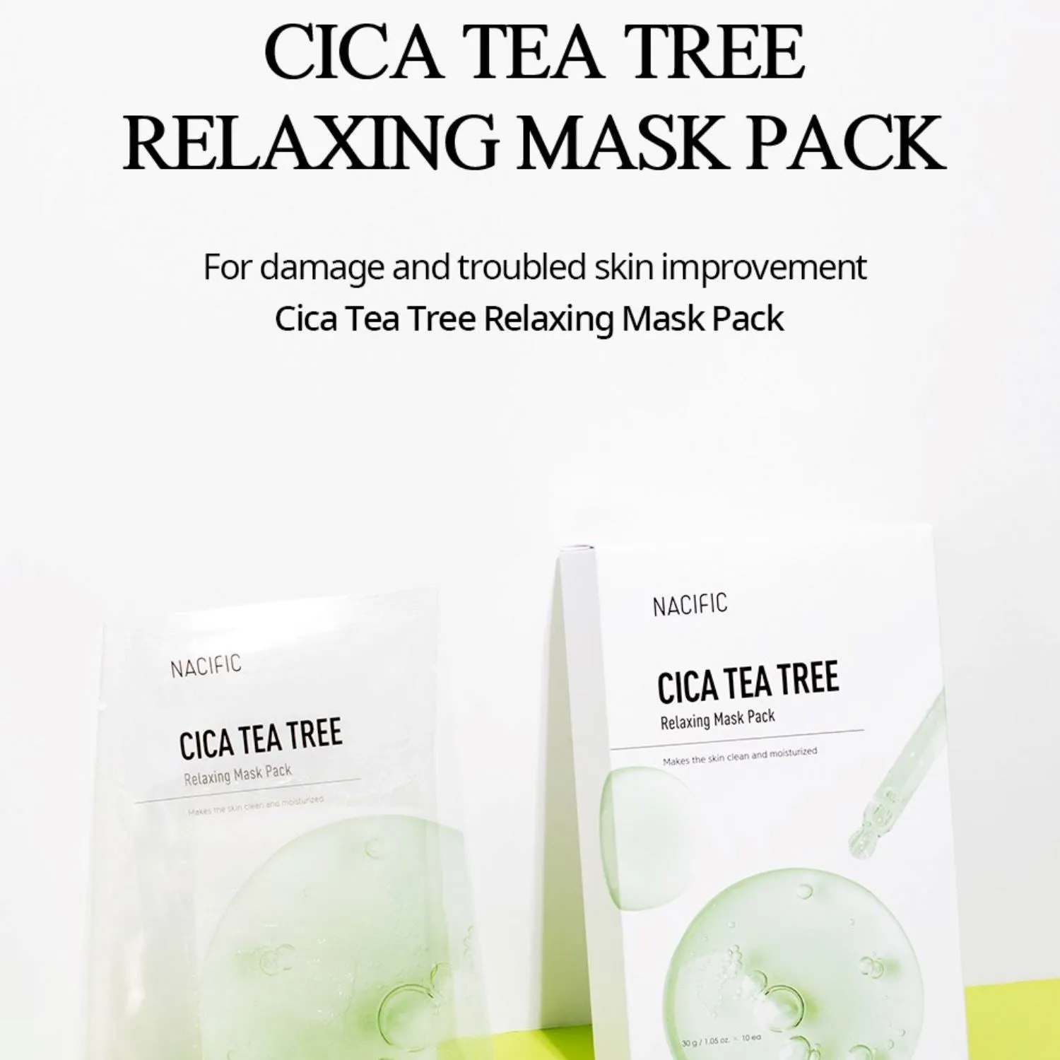NACIFIC Cica Tea Tree Relaxing Mask (1ea)