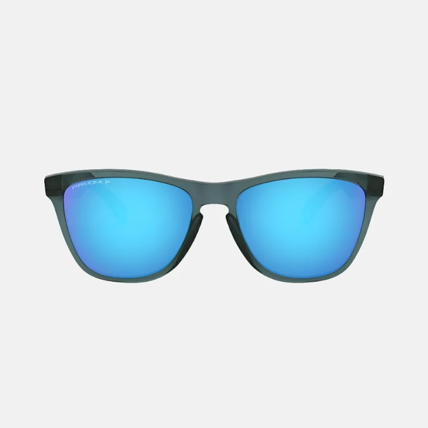 Oakley Frogskins Crystal Black/Prizm Sapphire Polarised Lenses