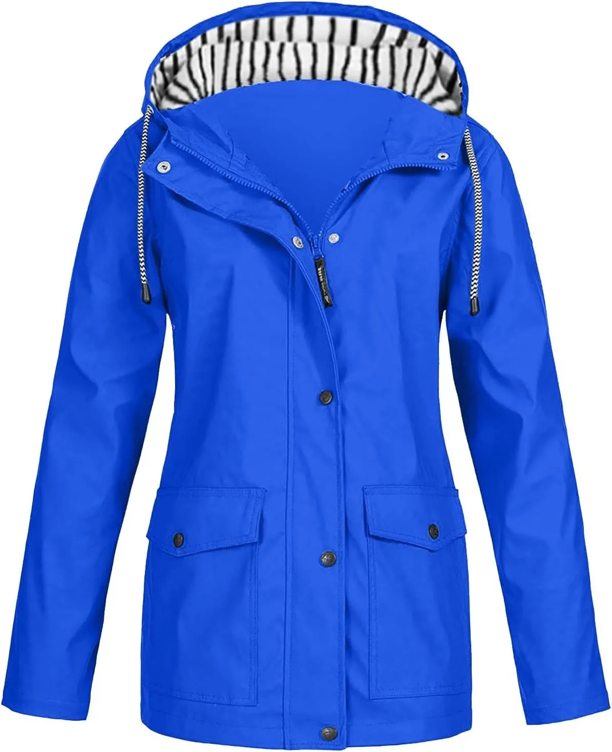 OIOLOYJM Yellow Rain Jacket Womens Waterproof with Hood Rain Coat with Hood Women Plus Size Winter Coats for Women Raincoats