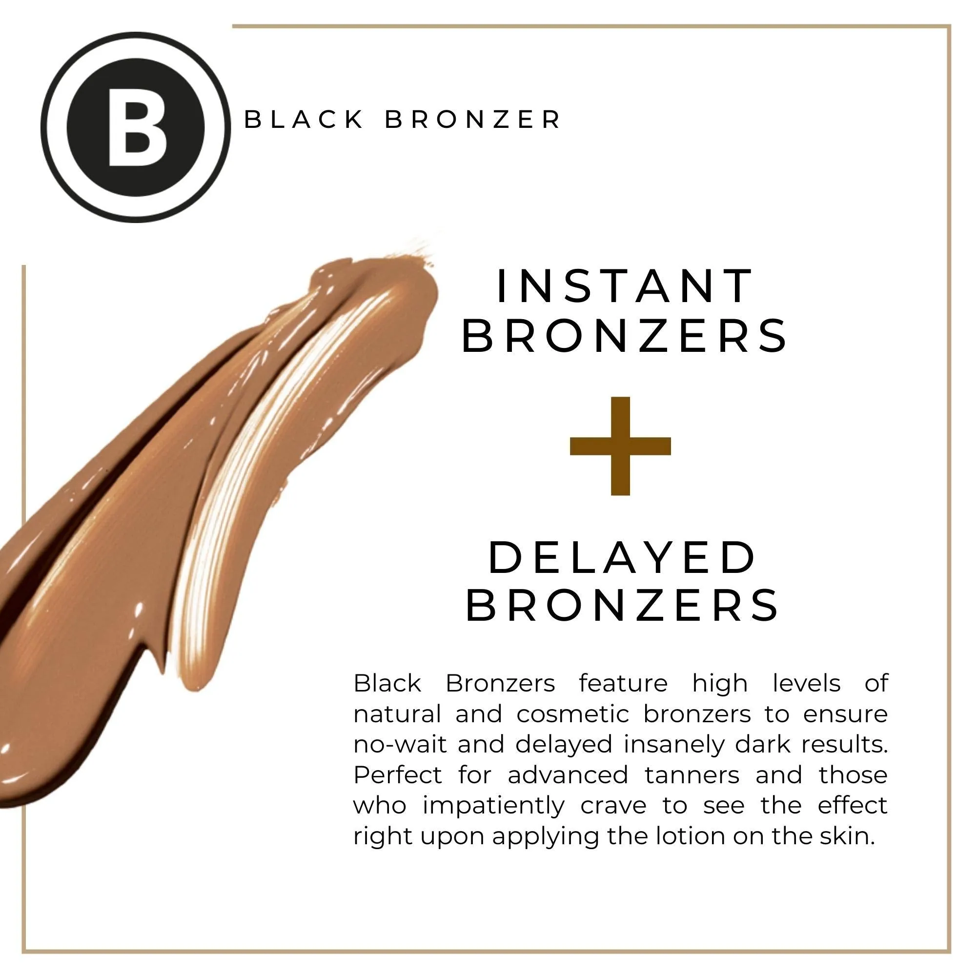 Onyx Black Caviar Dark Tanning Lotion - Black Bronzer & Tan Enhancer - Insanely Dark Tan Results - Tanning Bed Lotion for Men & Women - Tinted Moisturizer for Bronze Skin