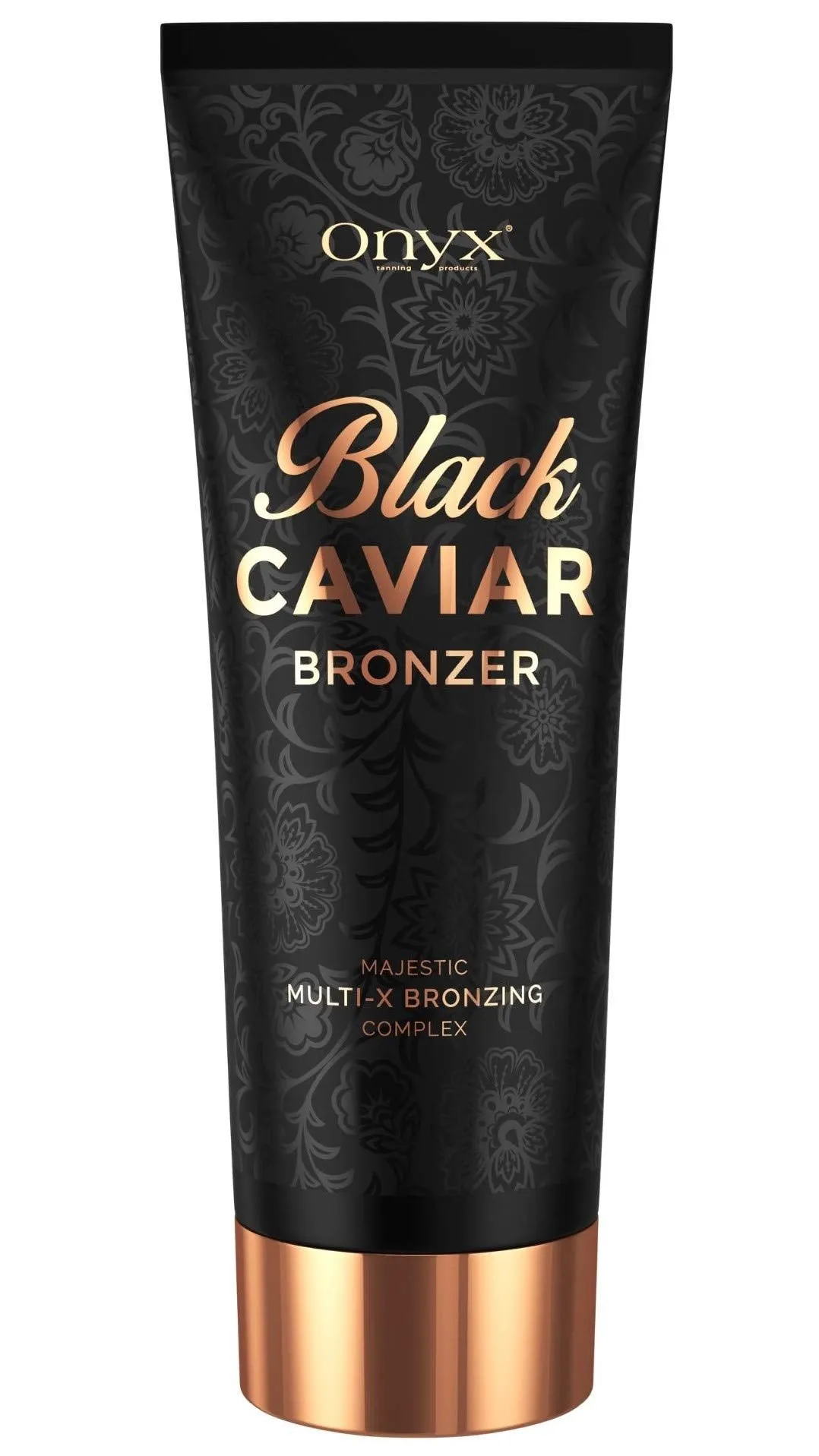Onyx Black Caviar Dark Tanning Lotion - Black Bronzer & Tan Enhancer - Insanely Dark Tan Results - Tanning Bed Lotion for Men & Women - Tinted Moisturizer for Bronze Skin