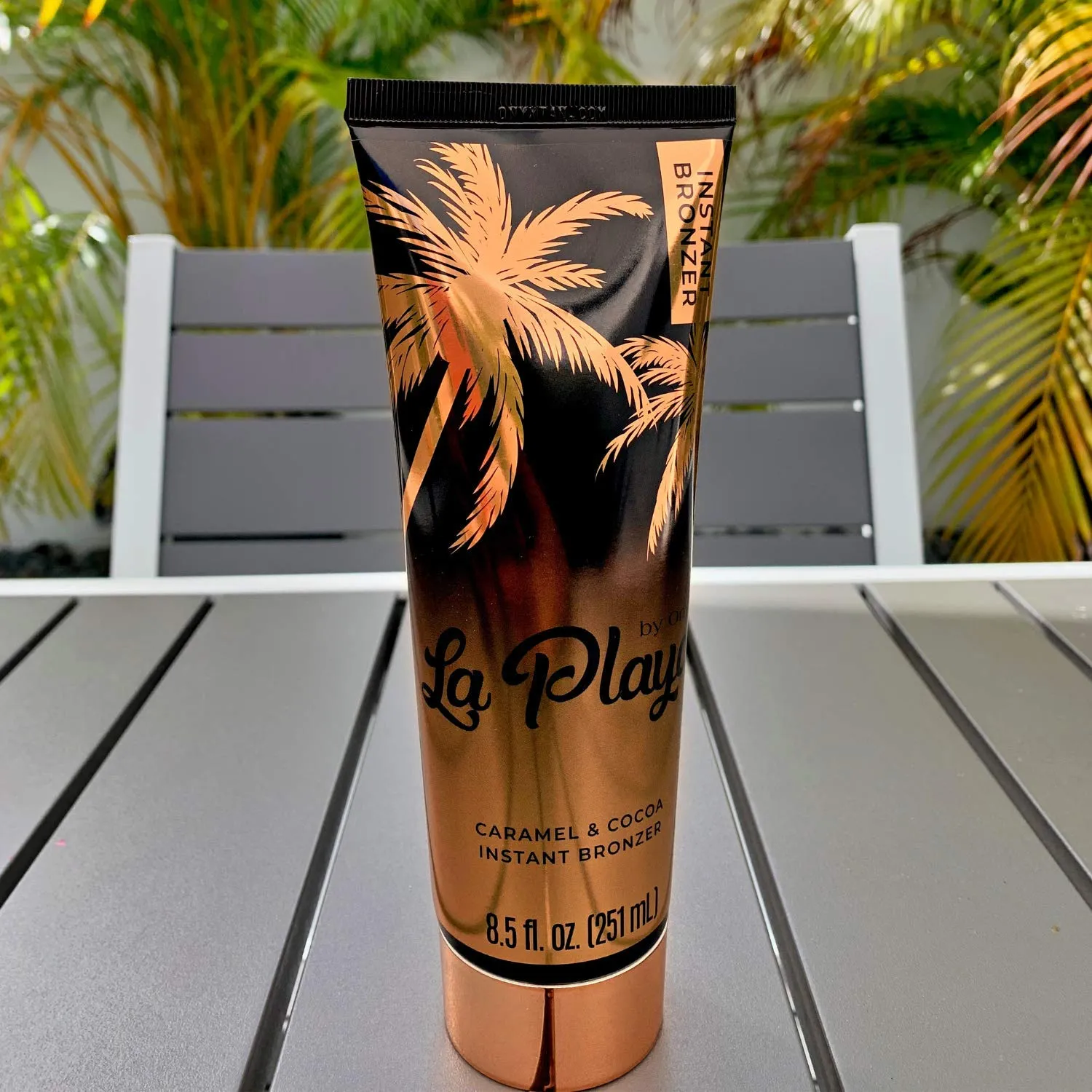 Onyx La Playa Instant Browning Lotion - Not a Self-Tanner - Tinted Moisturizer - Face Tanner - Bronzer Tanning Lotion for Glowing Skin - Natural Tan Enhancer - Sunless Tanner for Indoor & Outdoor