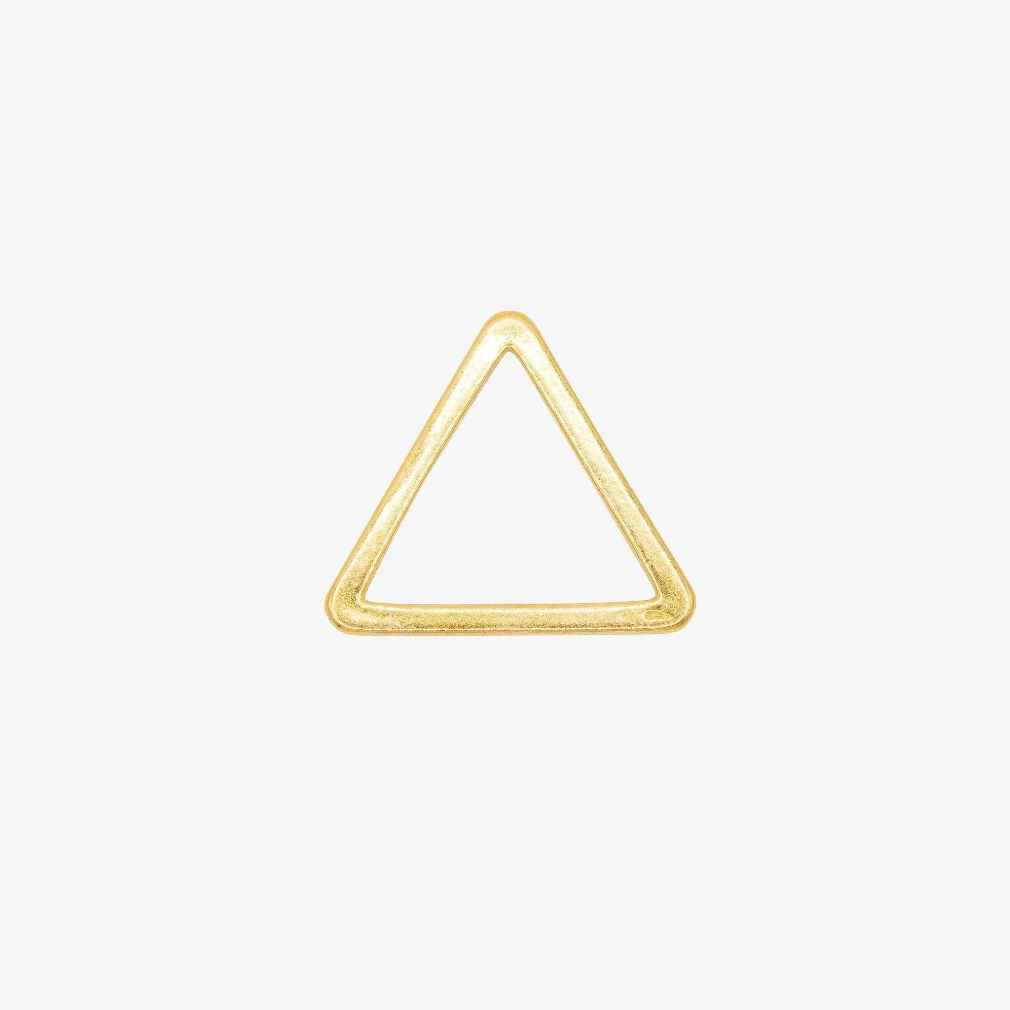 Open Triangle Charm Wholesale 14K Gold, Solid 14K Gold, 270G