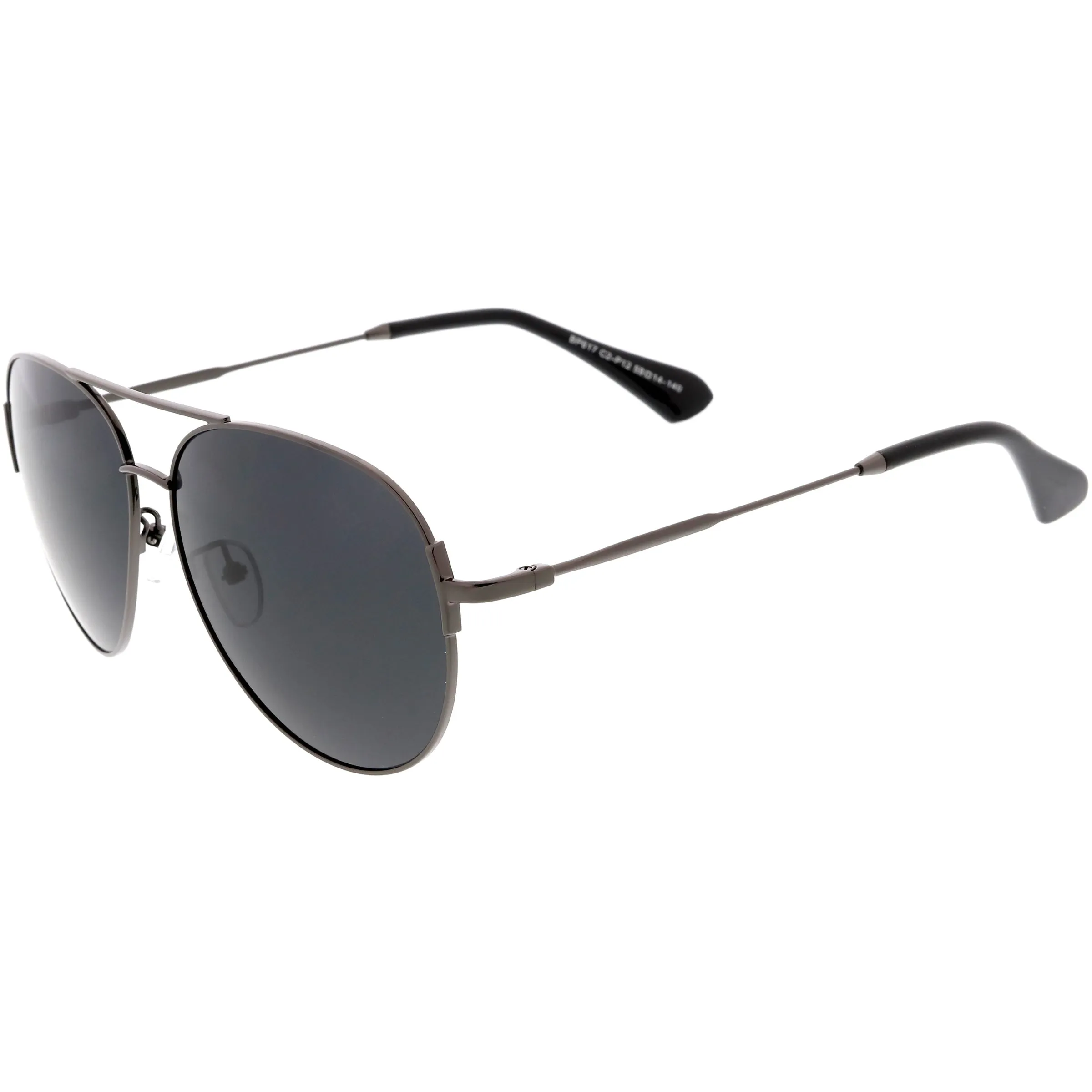 Oversize Metal Arms Polarized Lens Aviator Sunglasses C886