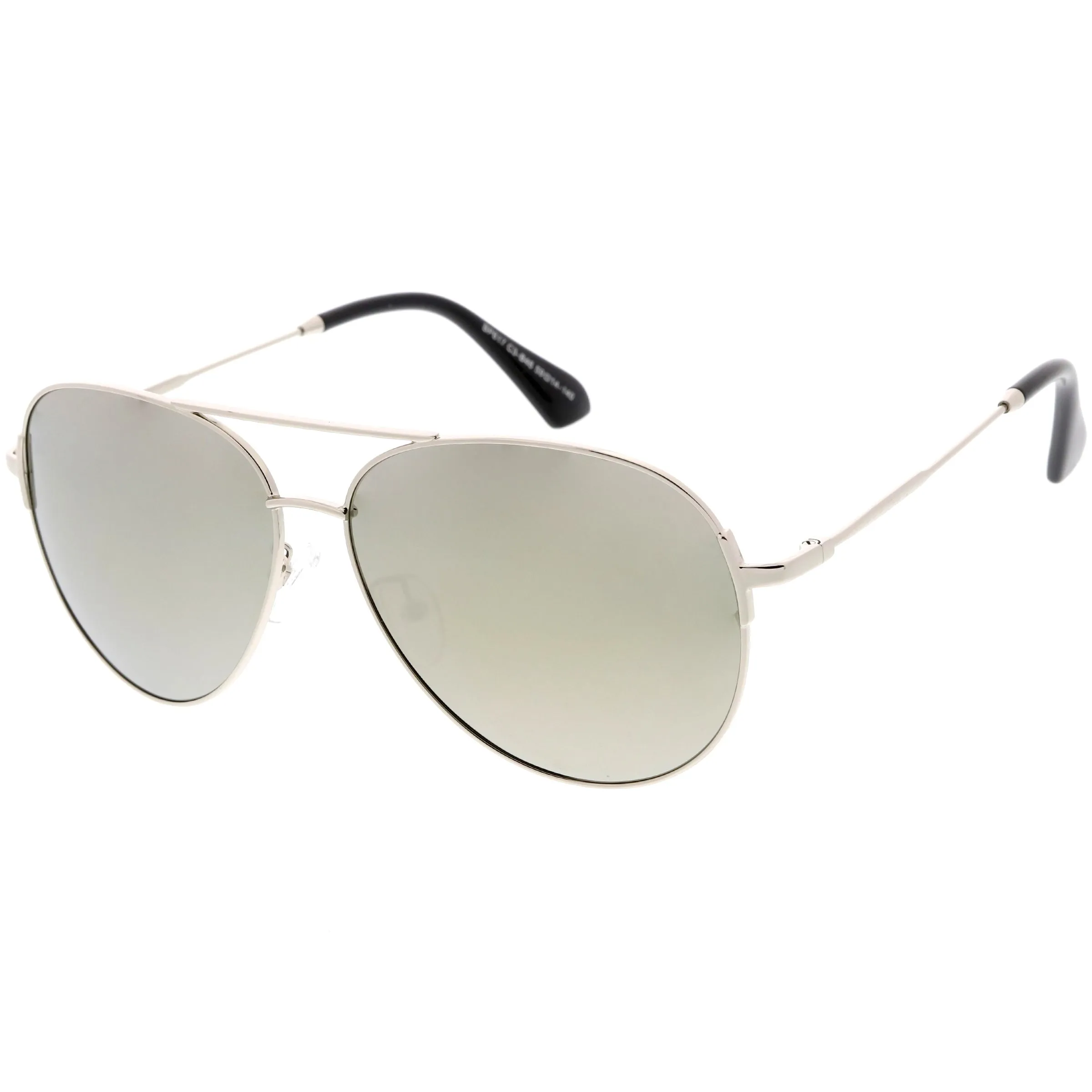 Oversize Metal Arms Polarized Lens Aviator Sunglasses C886