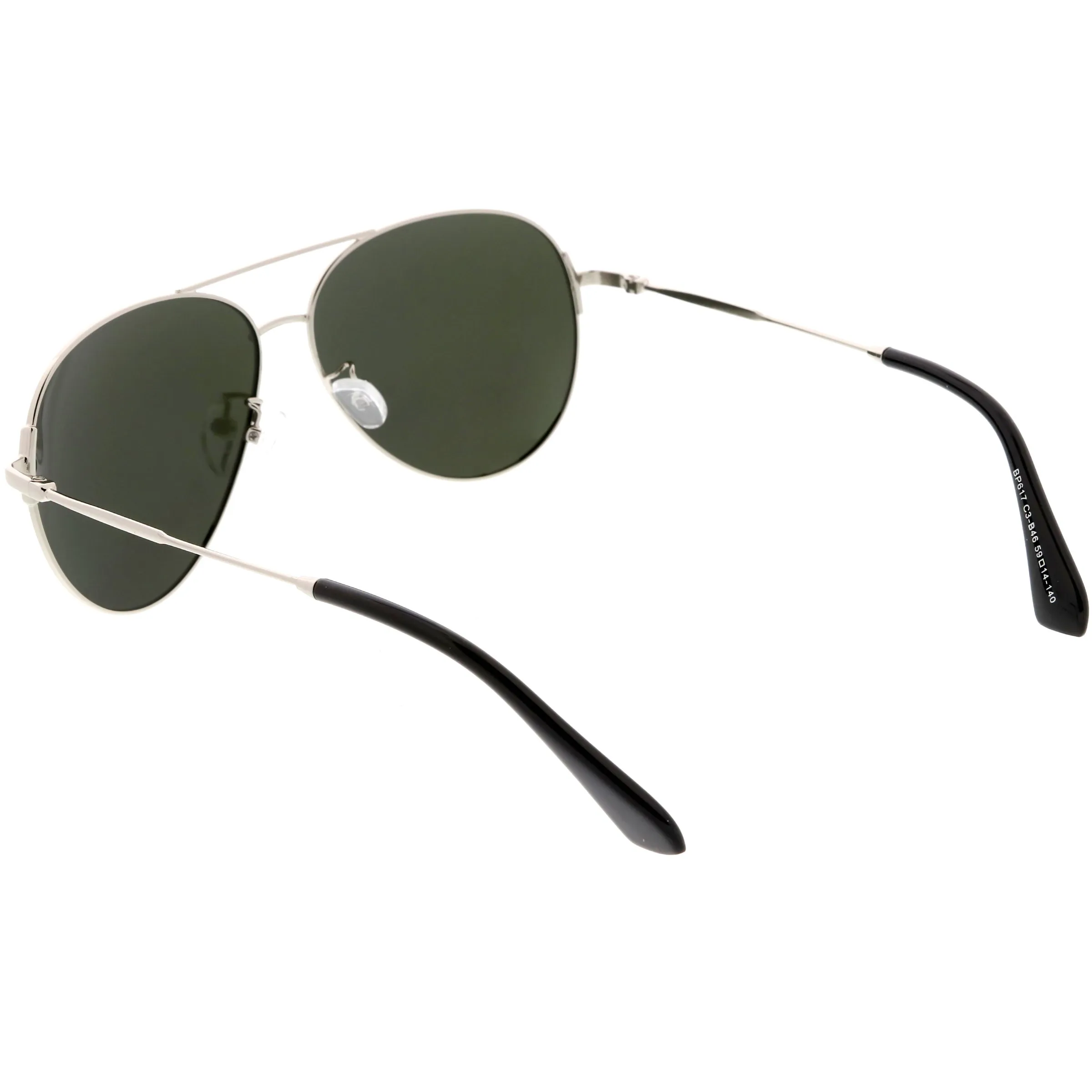 Oversize Metal Arms Polarized Lens Aviator Sunglasses C886