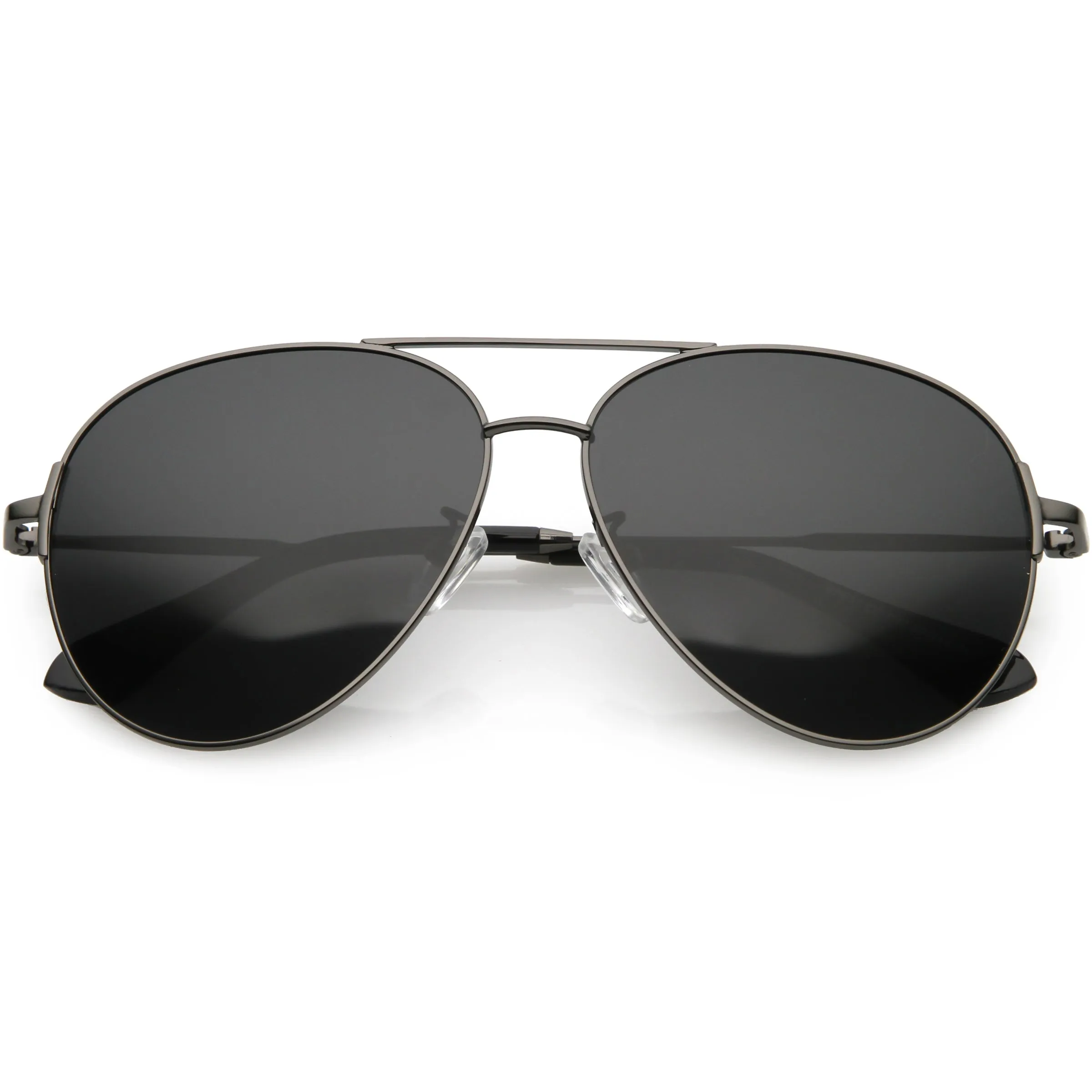 Oversize Metal Arms Polarized Lens Aviator Sunglasses C886