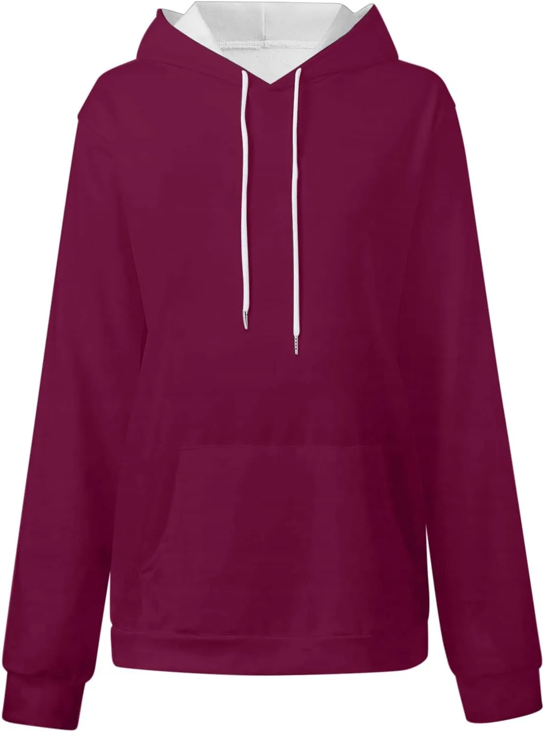Oversized Hoodie For Women Trendy 2023 Fall Outfits Solid Long Sleeve Comfy Pullover Tops Dressy Casual Y2K Clothes