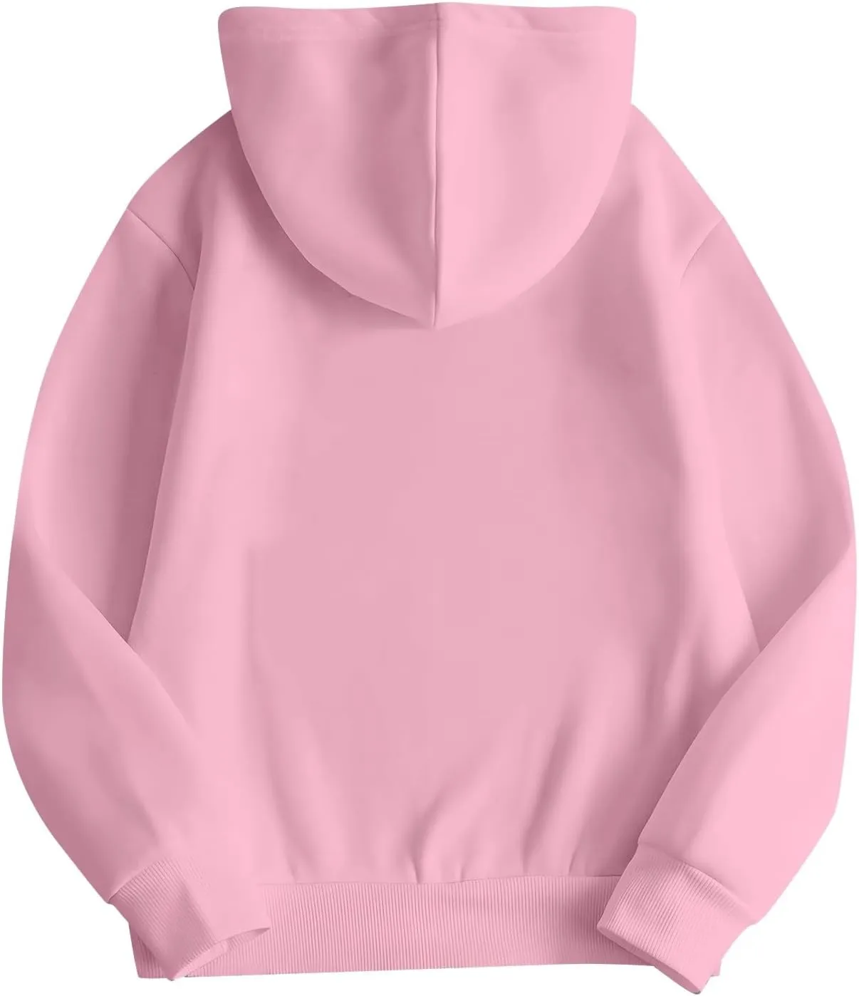 Oversized Hoodies for Women Fleece Plain Hooded Sweatshirts with Pocket Casual Long Sleeve Pullover Sweaters Y2k Tops