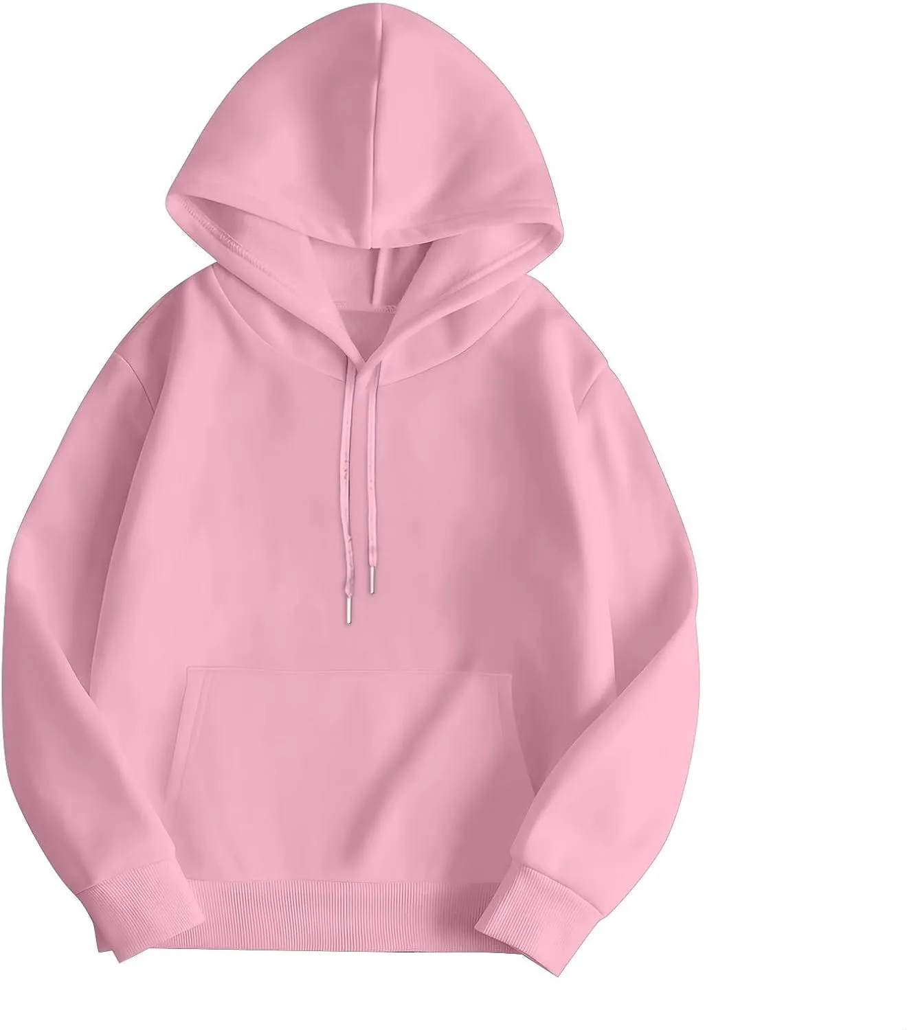 Oversized Hoodies for Women Fleece Plain Hooded Sweatshirts with Pocket Casual Long Sleeve Pullover Sweaters Y2k Tops