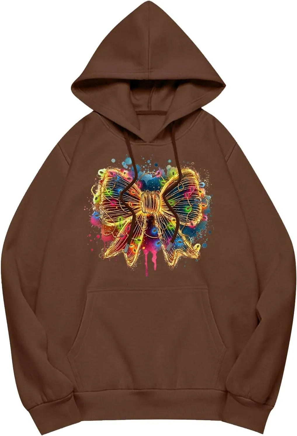 Oversized Hoodies for Women Plus Size Drop Shoulder Fleece Pullover Sweatshirts with Pocket Winter Long Sleeve Shirts