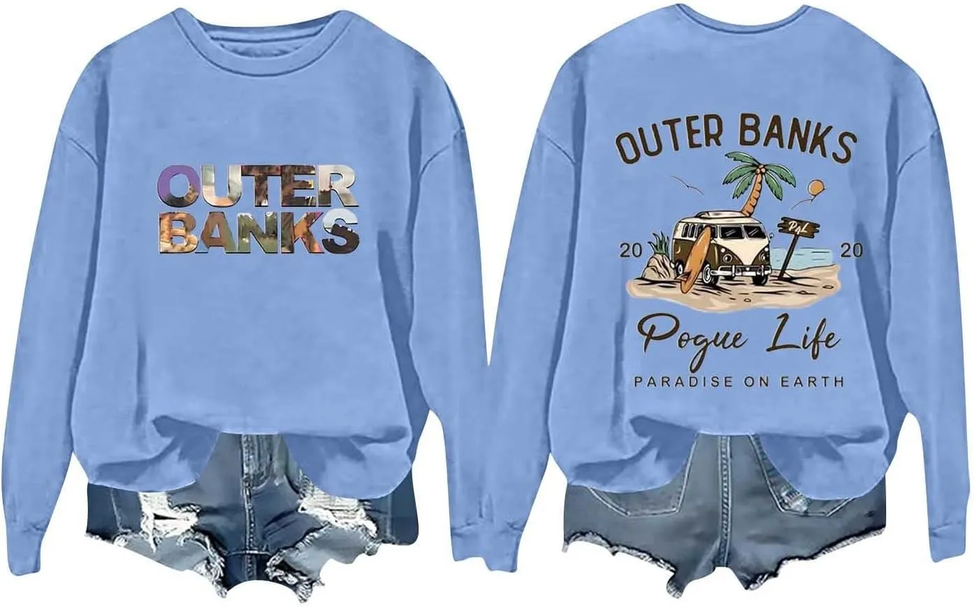 Oversized Sweatshirt for Women Crewneck Casual Tops Funny Letter Print Comfy Shirt Fashion Outfits Winter Clothes