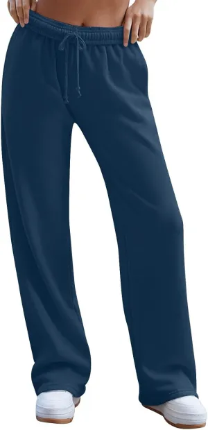 Pants for Women Casual Sweatpants Yoga Pants High Waisted Wide Leg Athletic