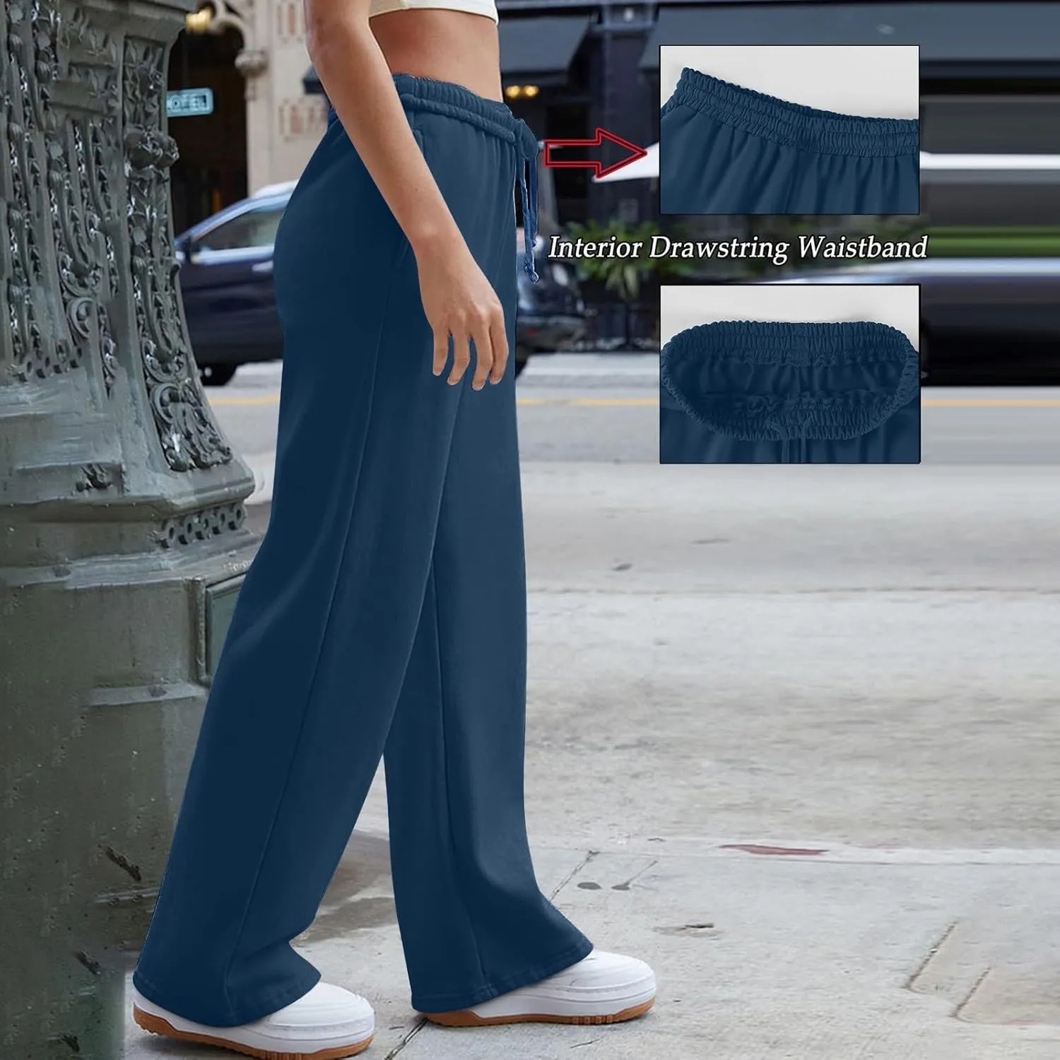 Pants for Women Casual Sweatpants Yoga Pants High Waisted Wide Leg Athletic