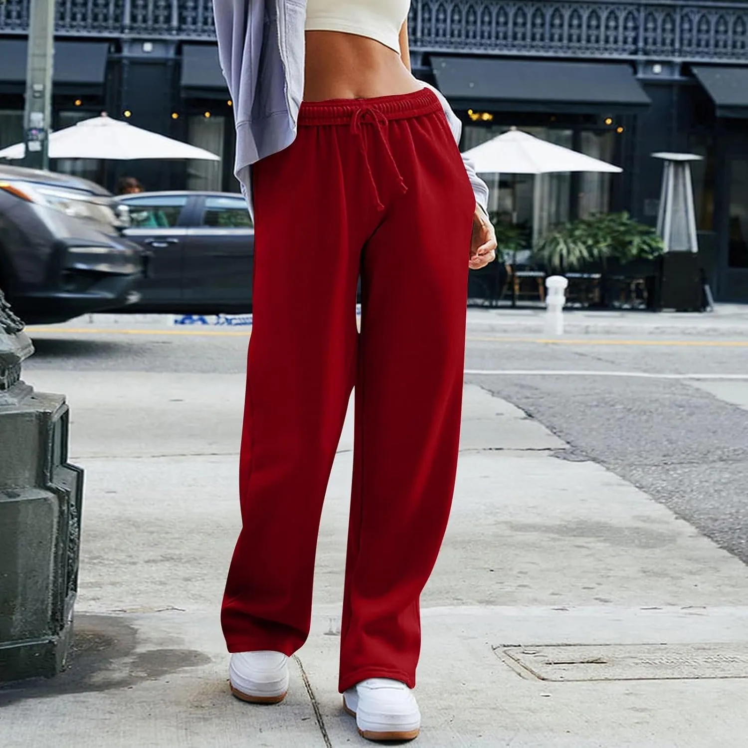 Pants for Women Casual Sweatpants Yoga Pants High Waisted Wide Leg Athletic
