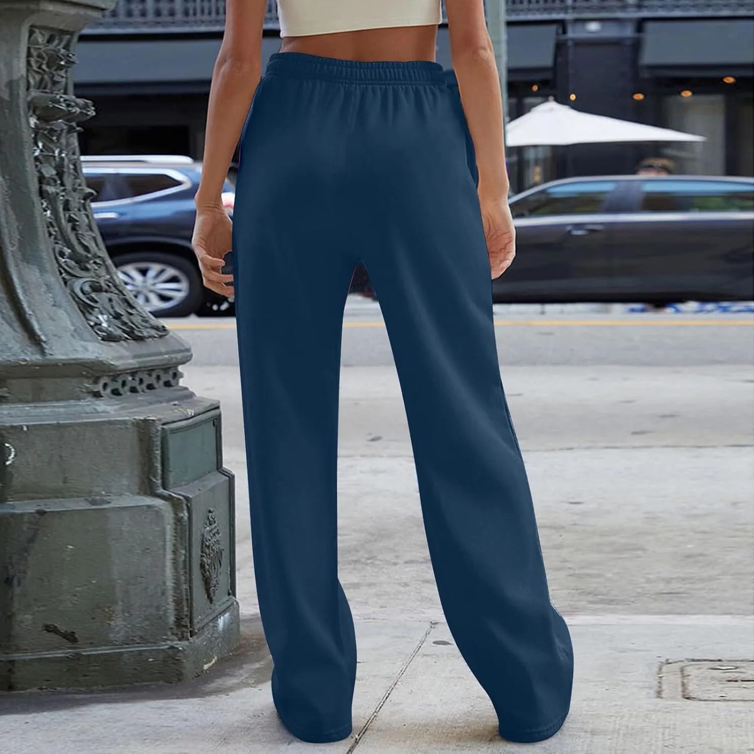 Pants for Women Casual Sweatpants Yoga Pants High Waisted Wide Leg Athletic