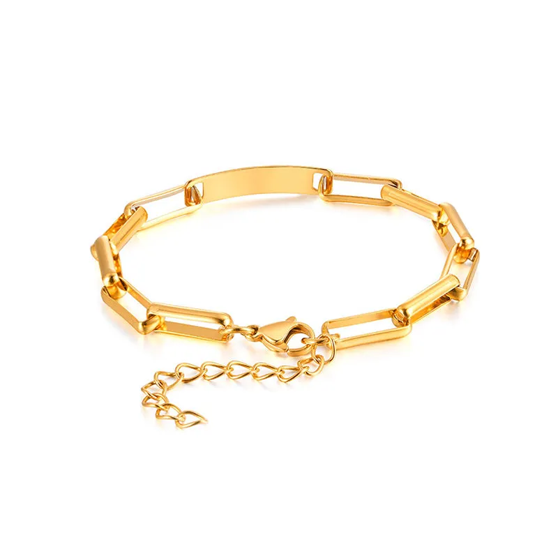 Paperclip Chain Bracelet
