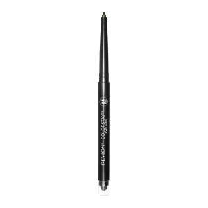 Pencil Eyeliner by Revlon, ColorStay Eye Makeup with Built-in Sharpener, Waterproof, Smudgeproof, Longwearing with Ultra-Fine Tip, 206 Jade, 0.01 Oz