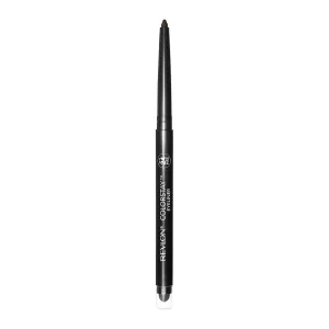 Pencil Eyeliner by Revlon, ColorStay Eye Makeup with Built-in Sharpener, Waterproof, Smudgeproof, Longwearing with Ultra-Fine Tip, Black Brown, 0.01 Oz