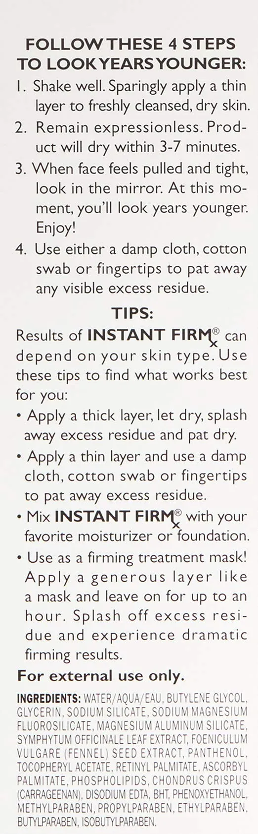 Peter Thomas Roth Instant FIRMx Temporary Face Tightener, Firm and Smooth the Look of Fine Lines, Deep Wrinkles and Pores