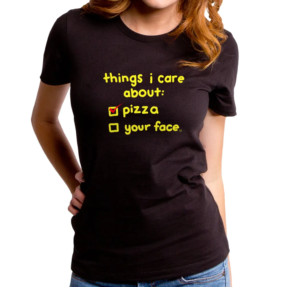 Pizza Vs Face Women's T-Shirt