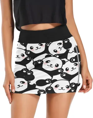 Plaaee Athletic Tennis Golf Skorts Skirts Dogs Prints Women Workout Sports Skirts S