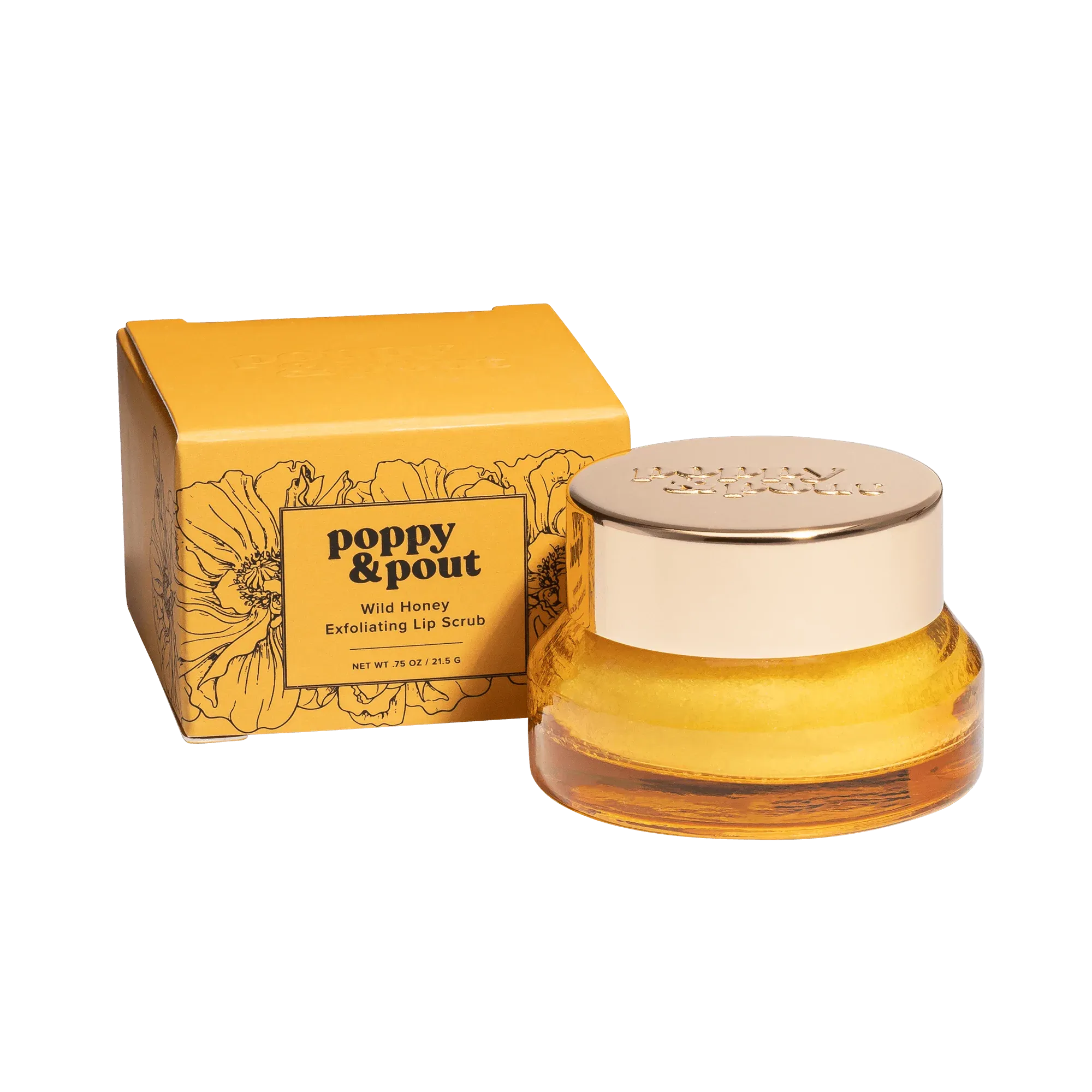 Poppy & Pout Wild Honey Lip Scrub