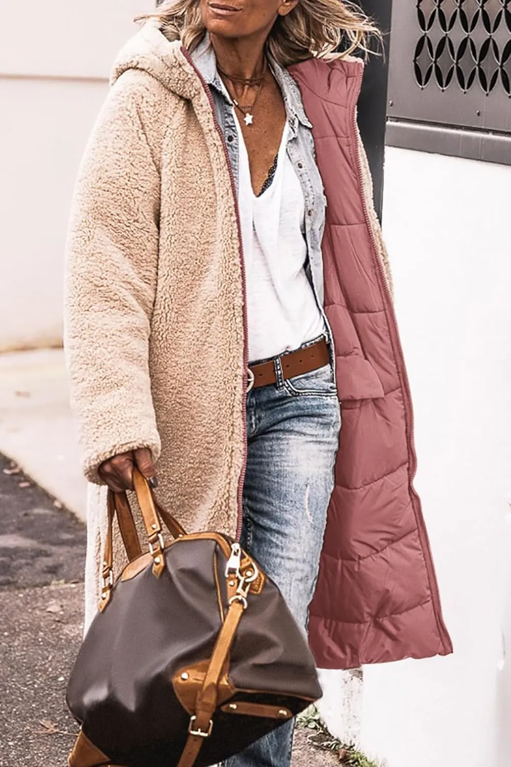 PRETTYGARDEN Women's 2025 Winter Fashion Clothes Oversized Shearling Fleece Long Coats Jackets