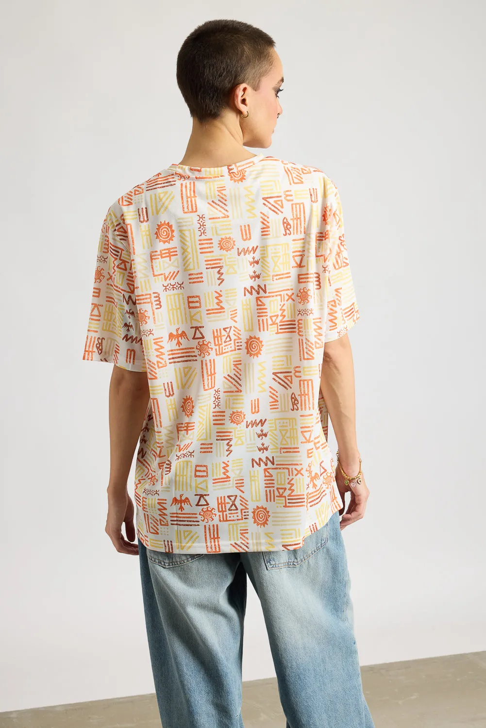 Printed Women's T-Shirt - Kinetic Kaleidoscope