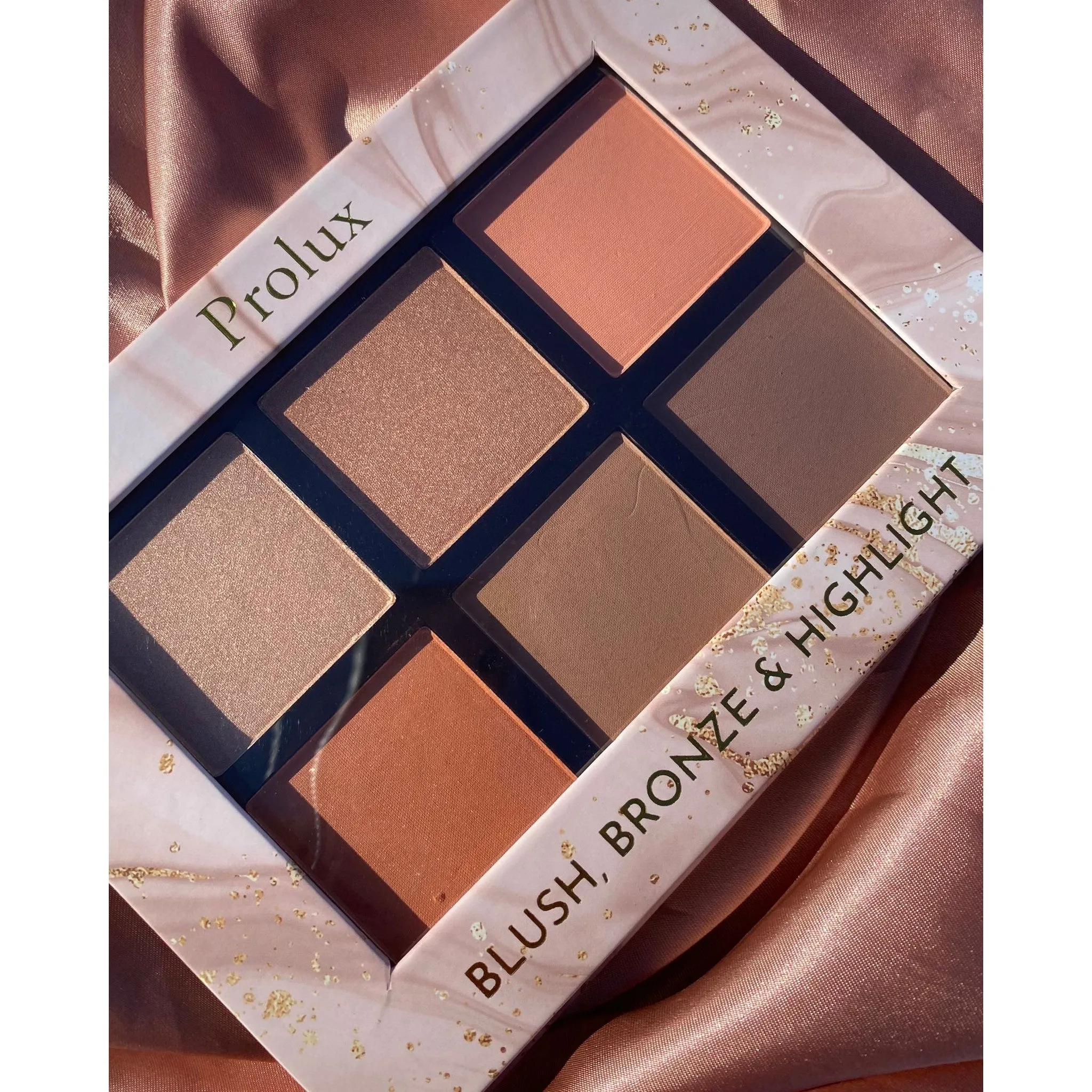 Prolux Blush Bronze Highlight Palette