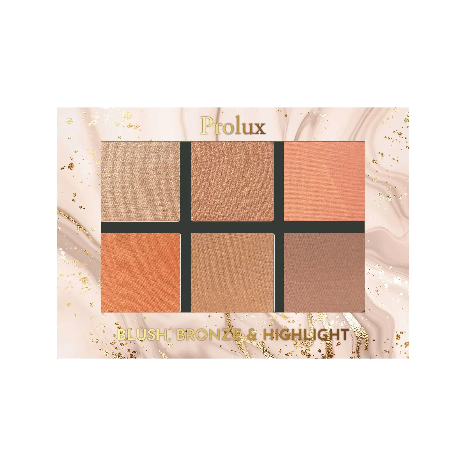 Prolux Blush Bronze Highlight Palette