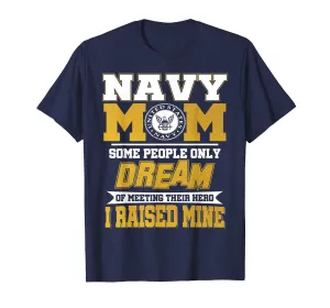 Proud Navy Mom T Shirt U.S Navy Mom Mother Military Gift Tee