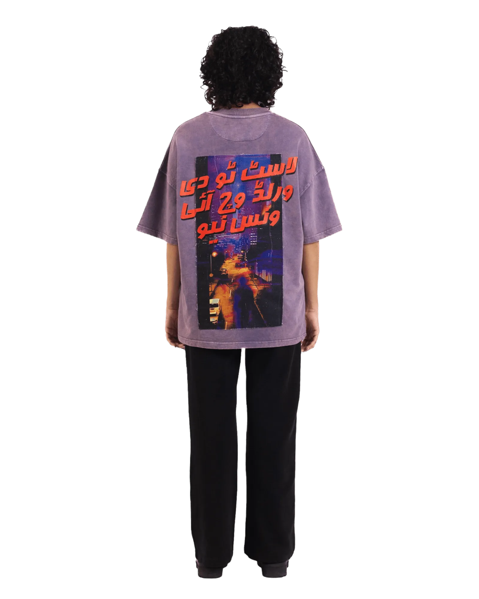 "Lost in Time" Acid Washed Oversized T-Shirt