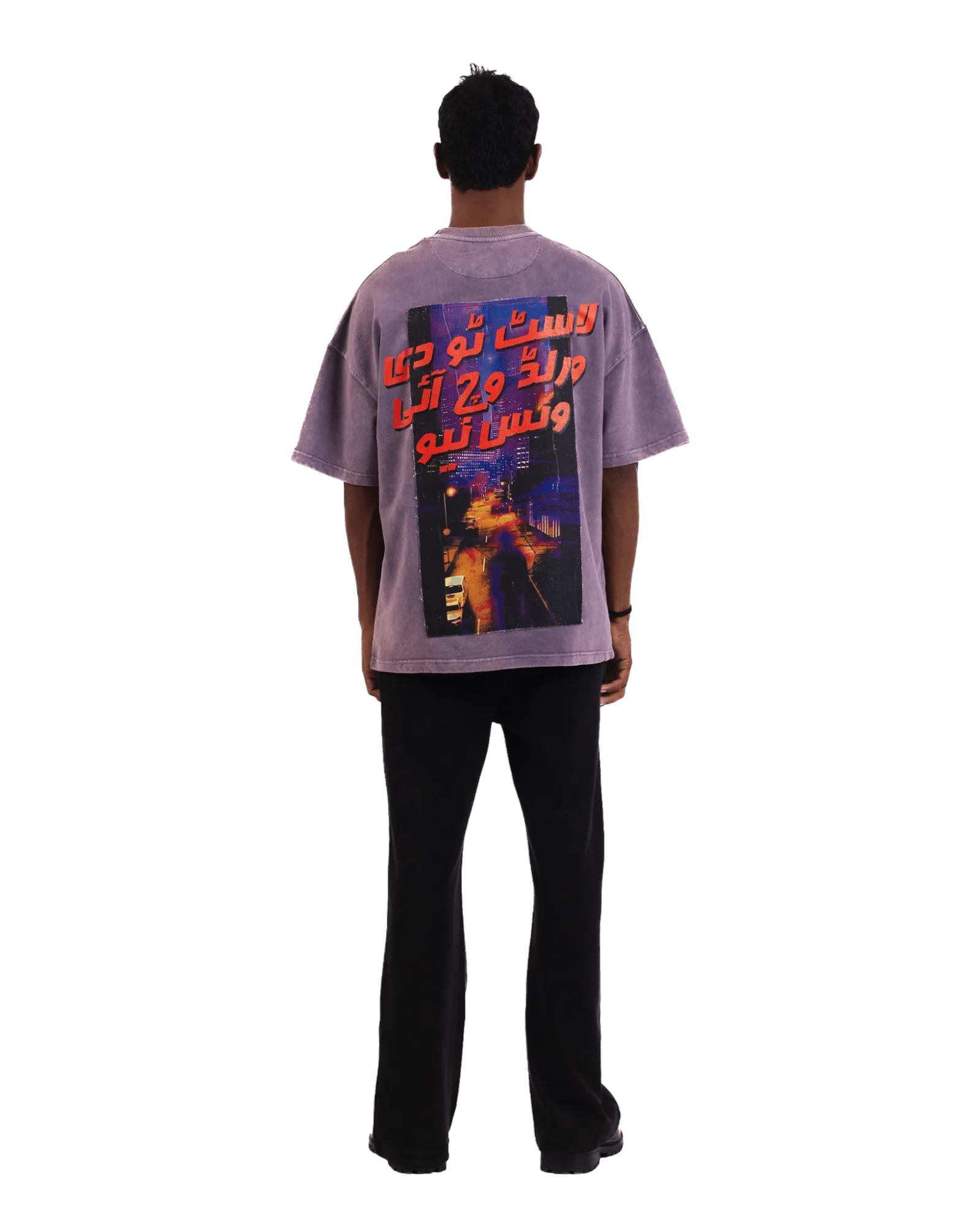 "Lost in Time" Acid Washed Oversized T-Shirt