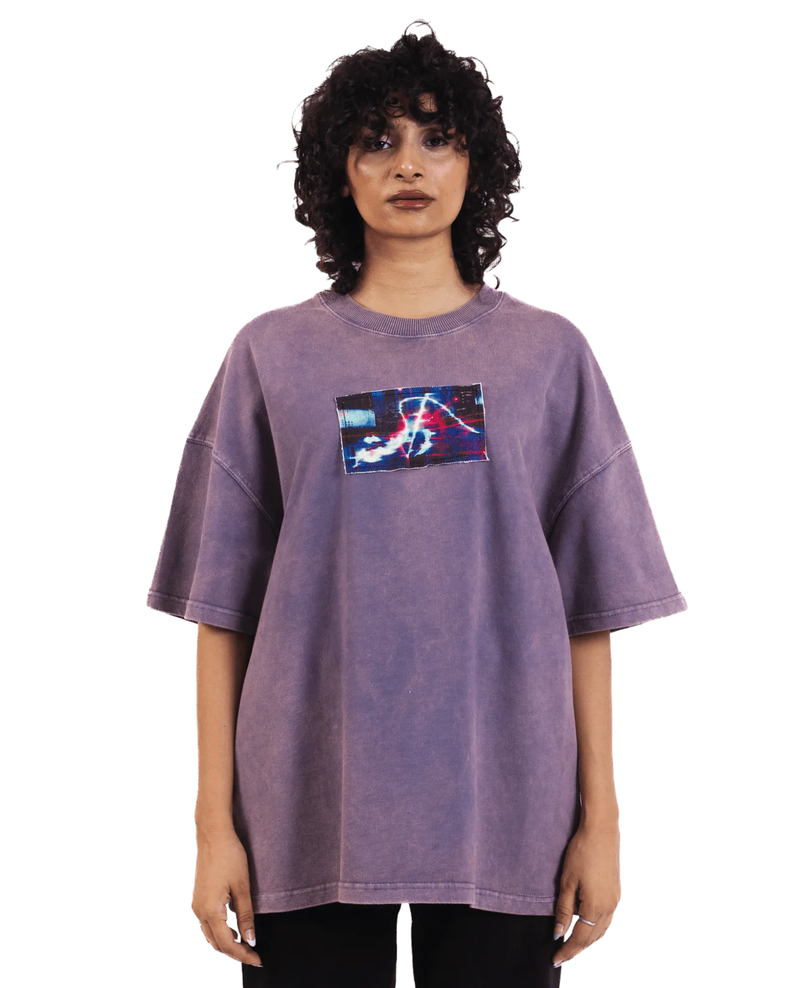 "Lost in Time" Acid Washed Oversized T-Shirt