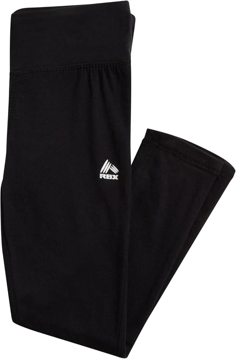 RBX Girls' Active Leggings - 2 Pack Cotton Stretch Yoga Pants and Kids Tights - Athletic Leggings for Girls (Sizes: 4-16)