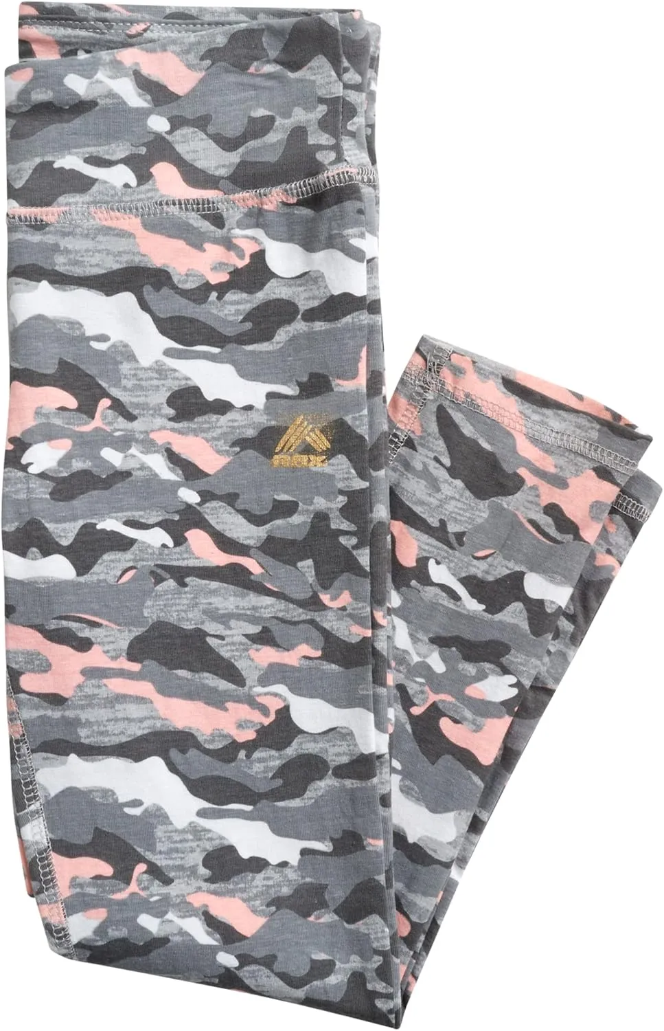 RBX Girls' Active Leggings - 2 Pack Cotton Stretch Yoga Pants and Kids Tights - Athletic Leggings for Girls (Sizes: 4-16)