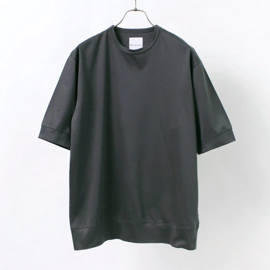RE MADE IN TOKYO JAPAN / Half Sleeve Wide Dress T-Shirt