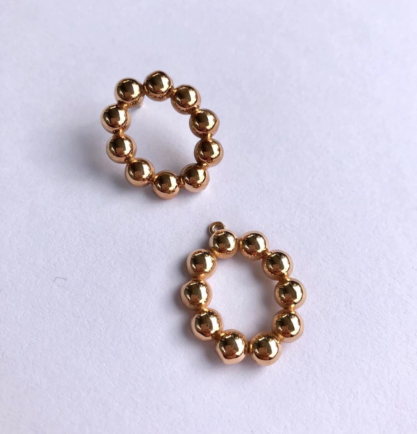 Reborn (Dali') Double Hoop Earrings