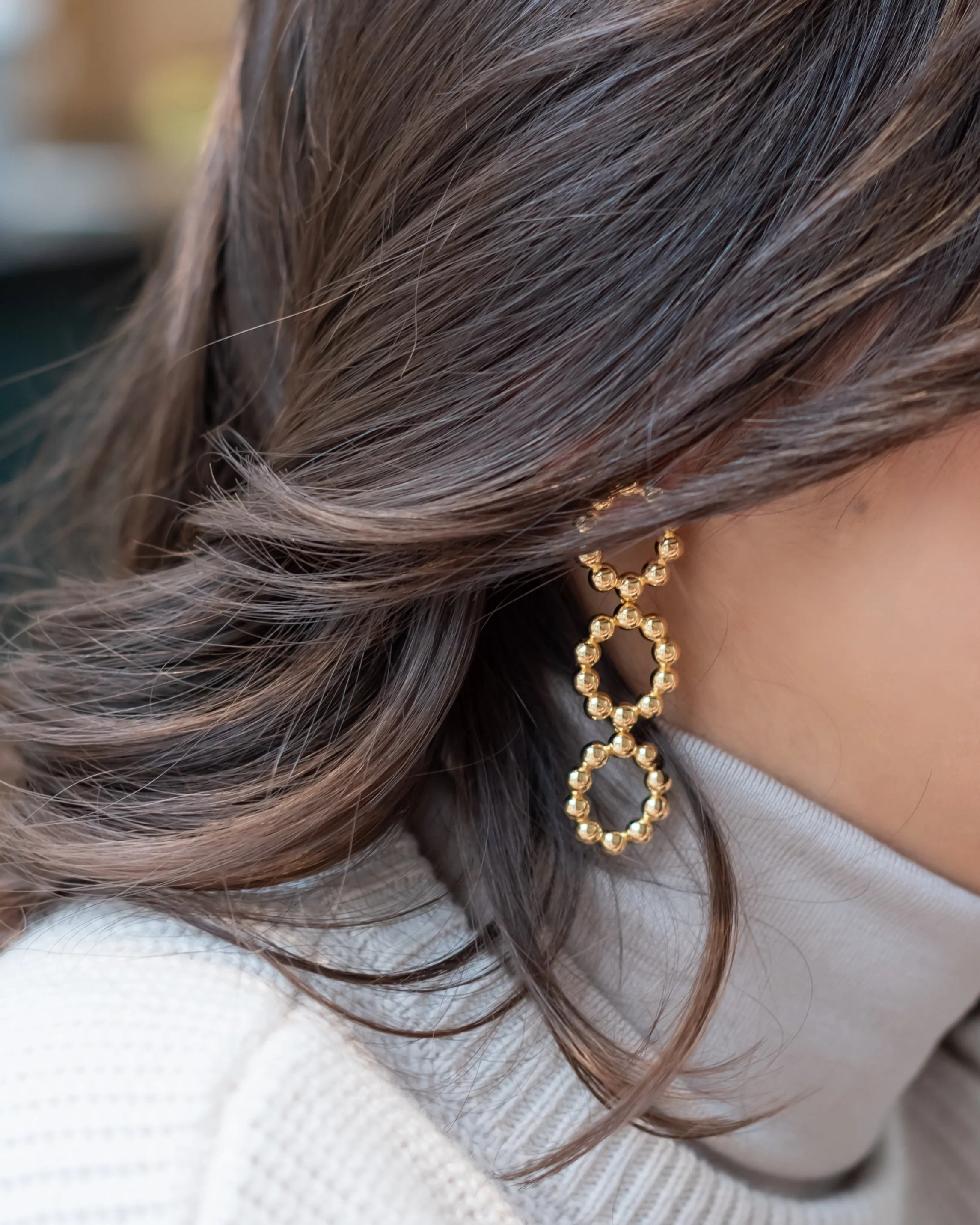Reborn (Dali') Double Hoop Earrings