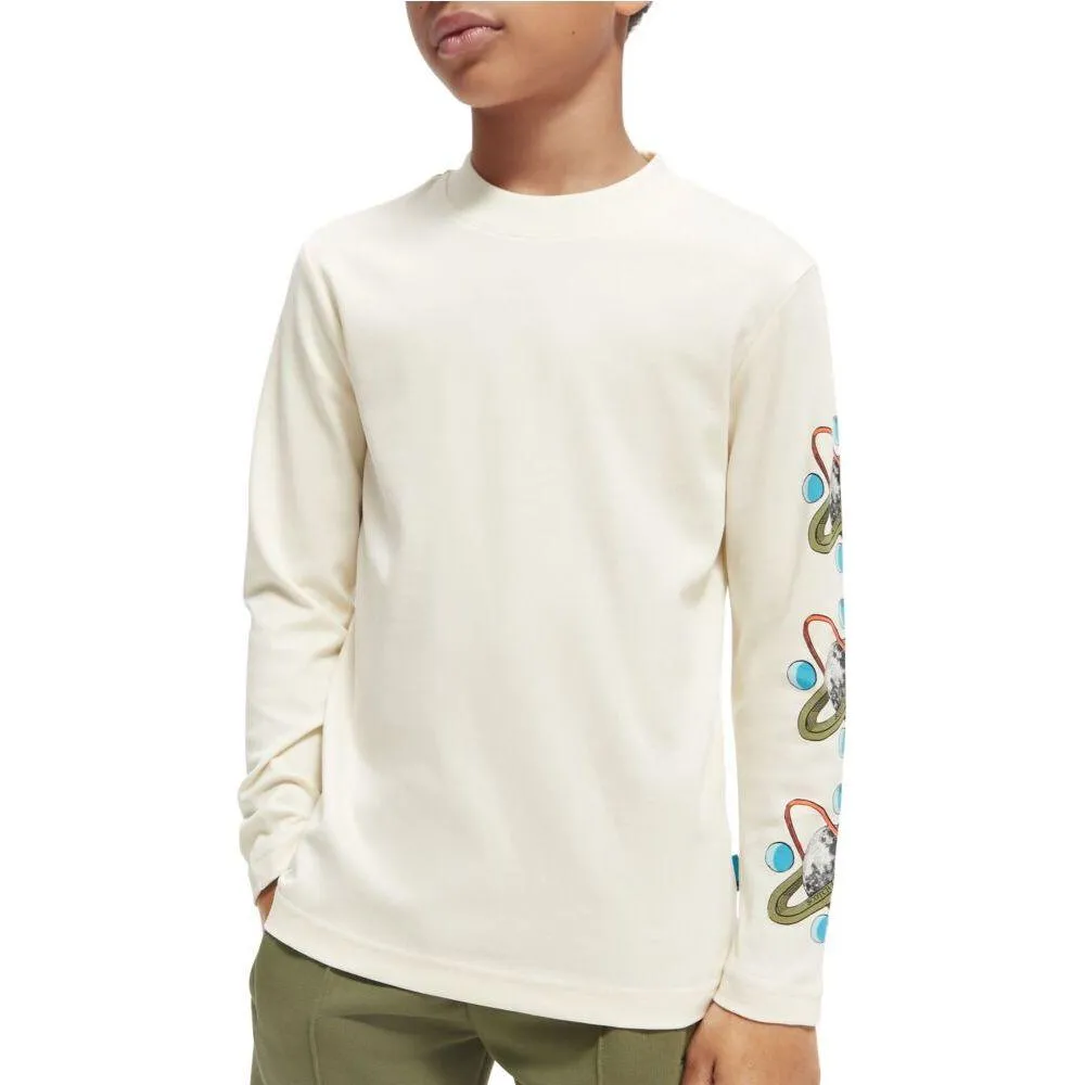 Regular Fit Artwork T-Shirt - Ecru
