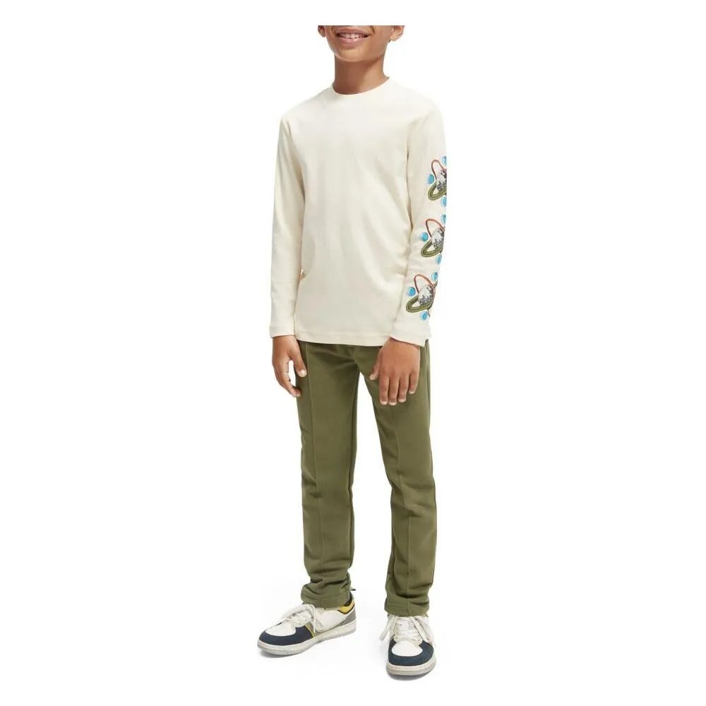 Regular Fit Artwork T-Shirt - Ecru
